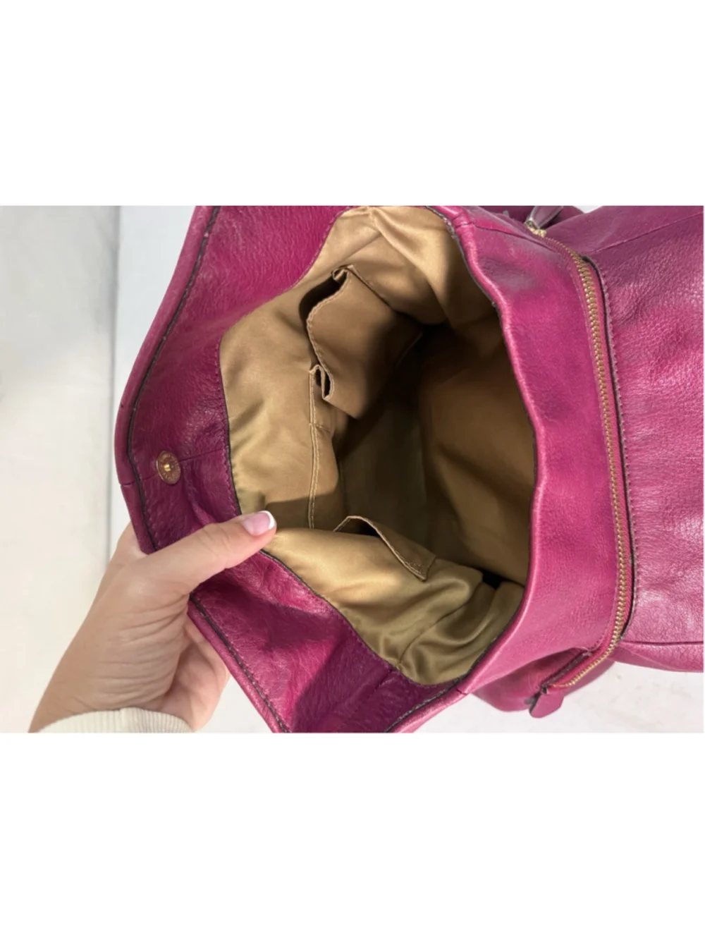 Coach Phoebe Shoulder Bag Pebble Leather 26224 magenta